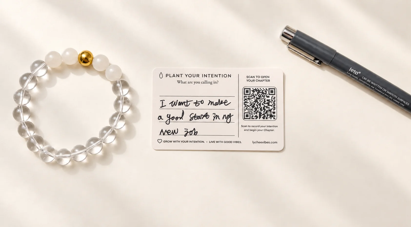 How to Use Your Chapter Card: Plant Your Intention